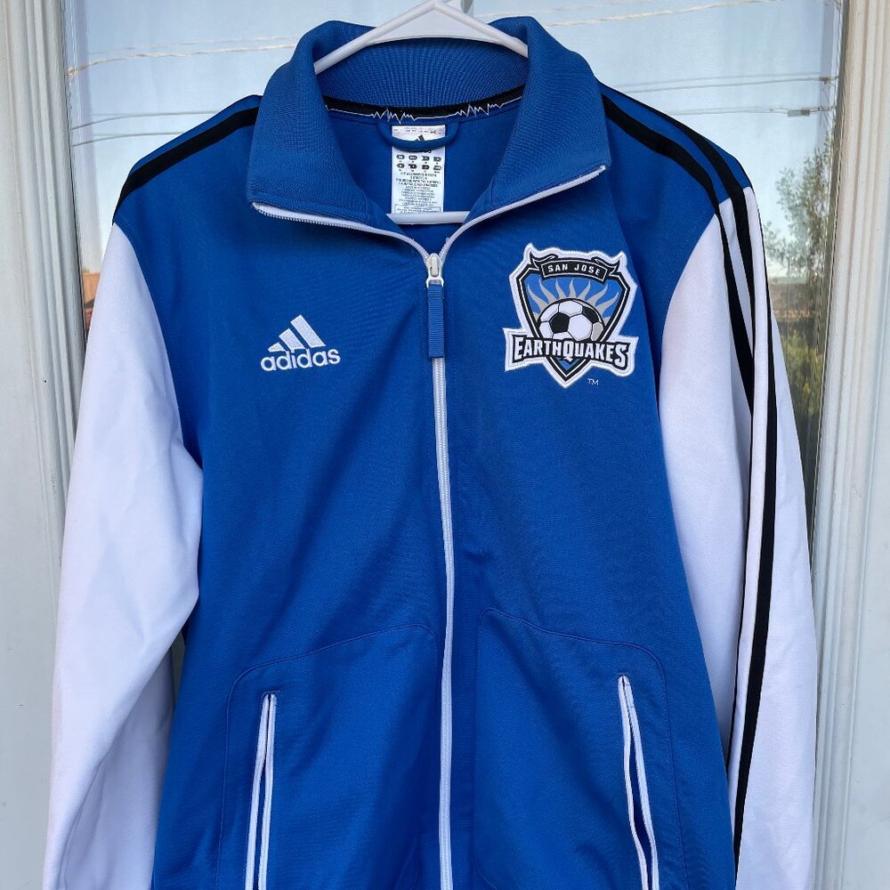 San Jose Earthquakes MLS Blue Jacket size Medium